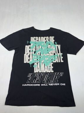 Neo4ic Dieselboy Destroyer Cyberpunk Graphic Short Sleeve Shirt Black AOP Mens L